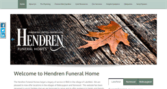 Desktop Screenshot of hendrenfuneralhome.com